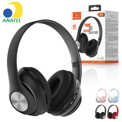 Headphone Bluetooth Sem Fio Estereo Lehmox - LEF-1028