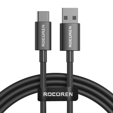 Cabo USB C Rocoren Jianyi Series USB A para C 3A 1M - RCCXAT-JY01